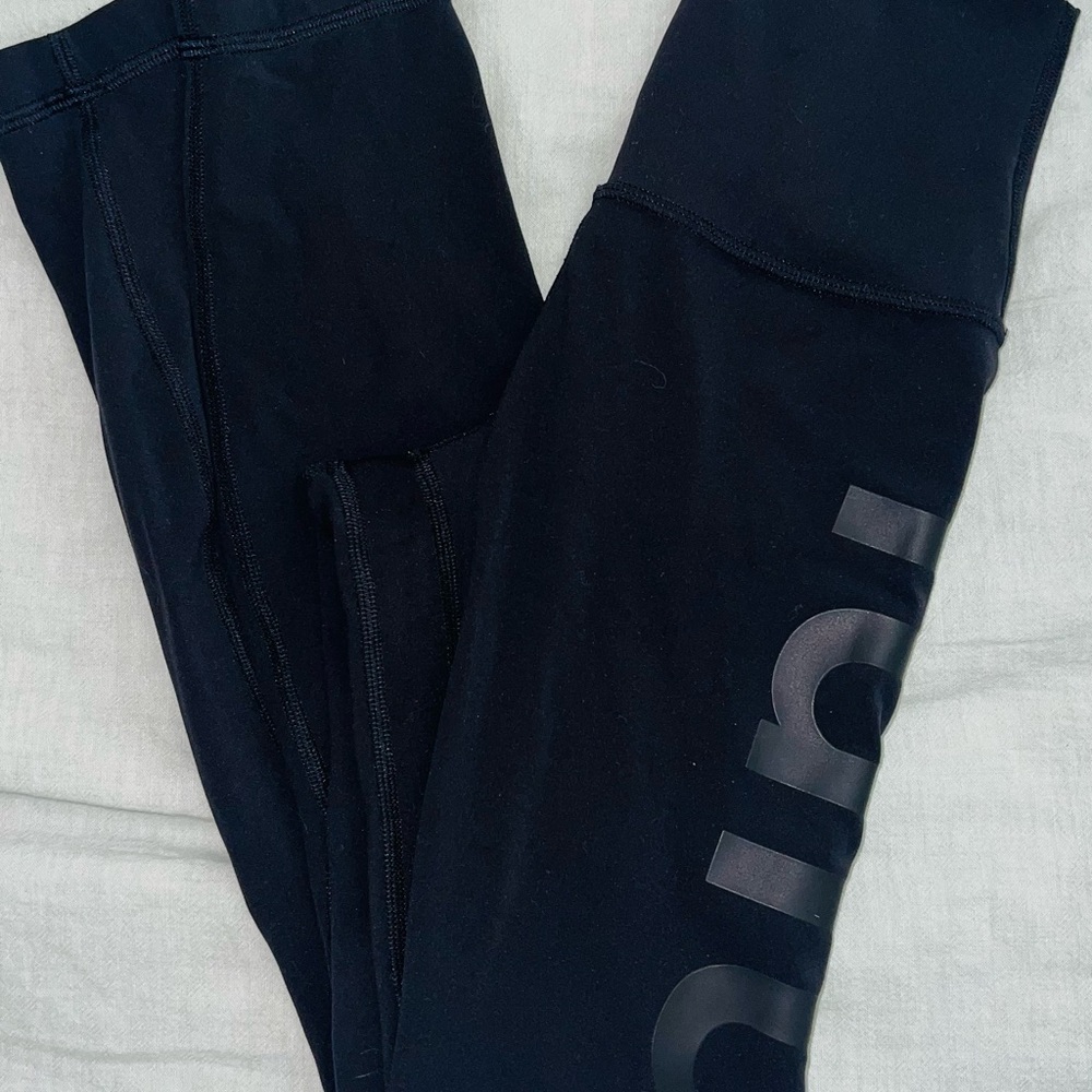 Lululemon Athletica Black Leggings Sleek Performance Wear